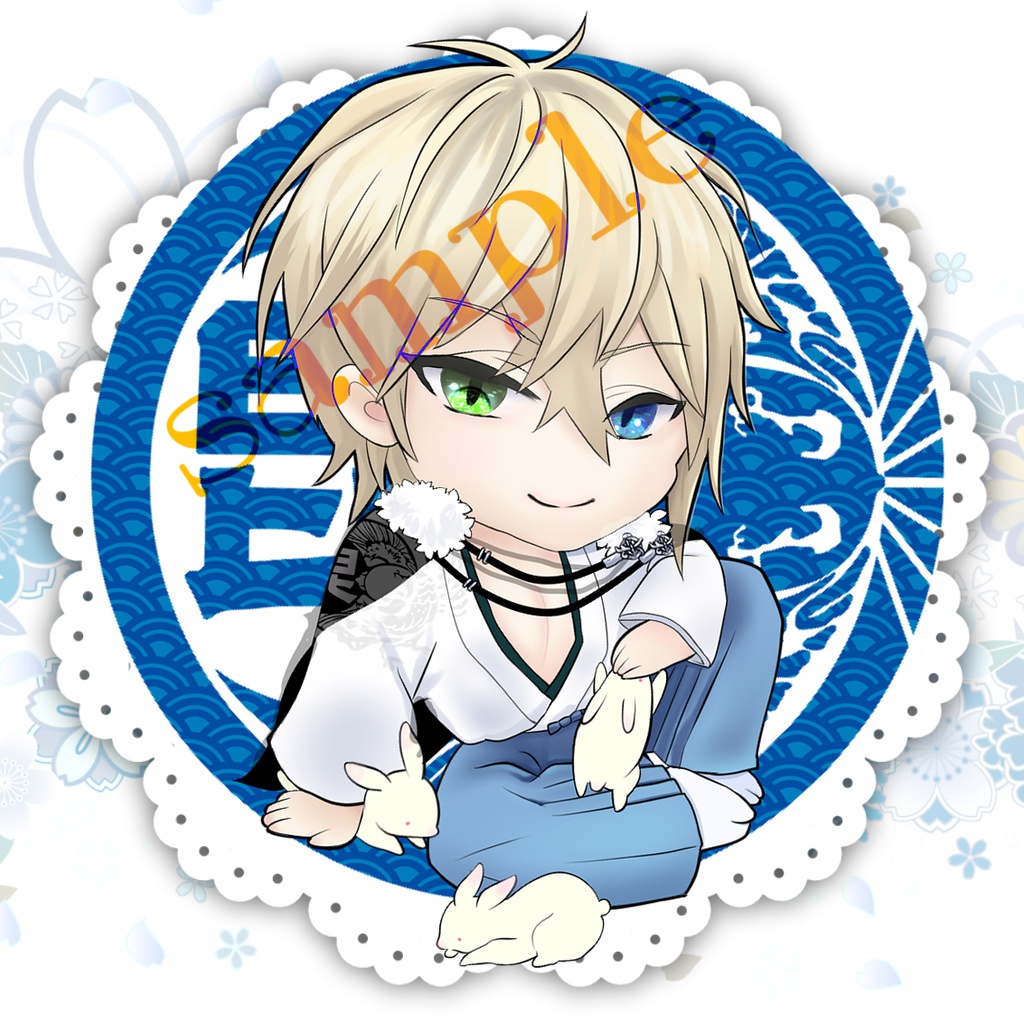 ❀✿おすわり武将❀✿アクリルキーホルダー