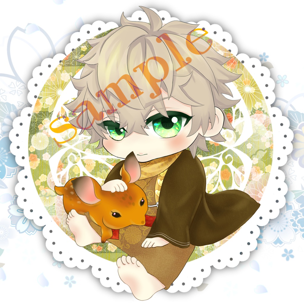 ❀✿おすわり武将❀✿アクリルキーホルダー