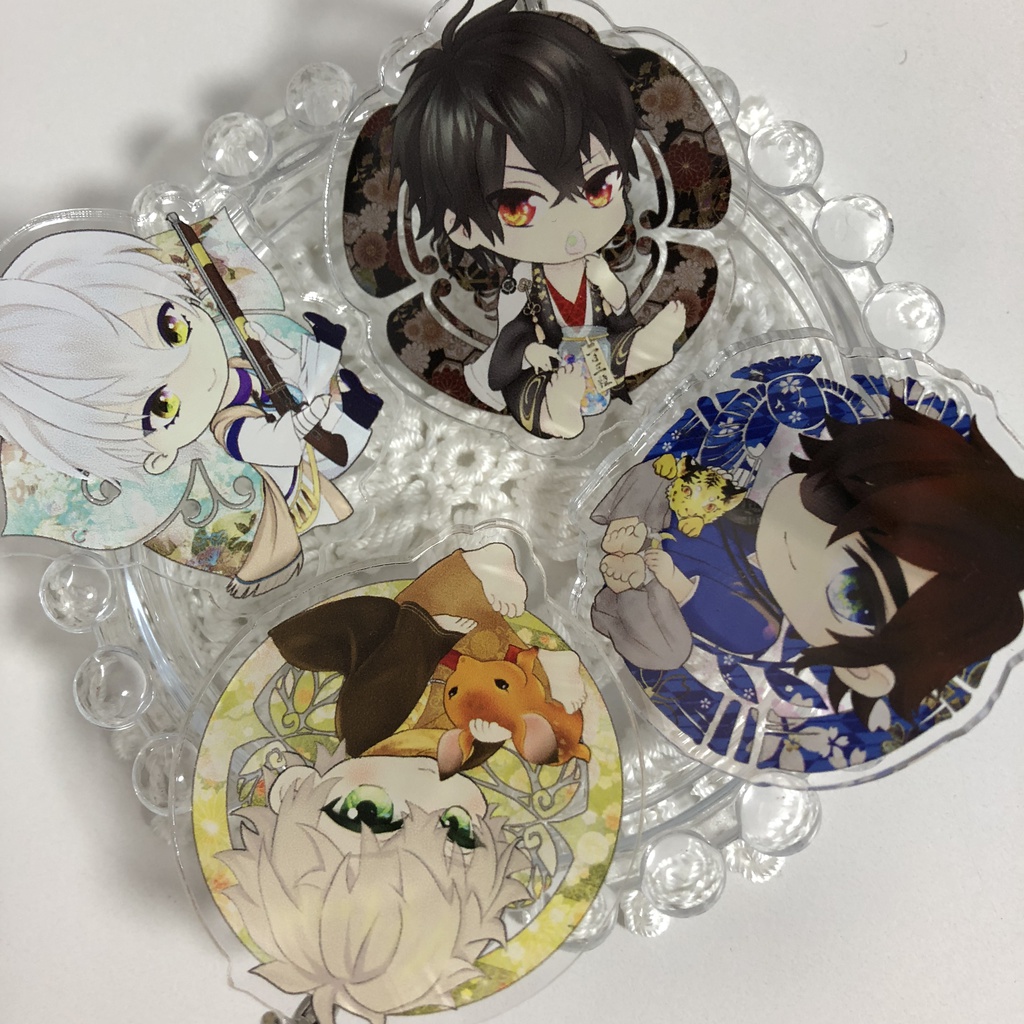 ❀✿おすわり武将❀✿アクリルキーホルダー