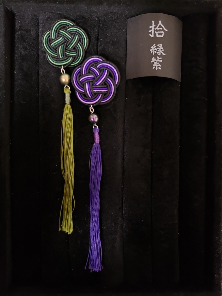 水引イヤリング