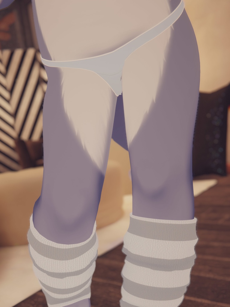 【VRChat想定3Dモデル】アンダーウェアセット