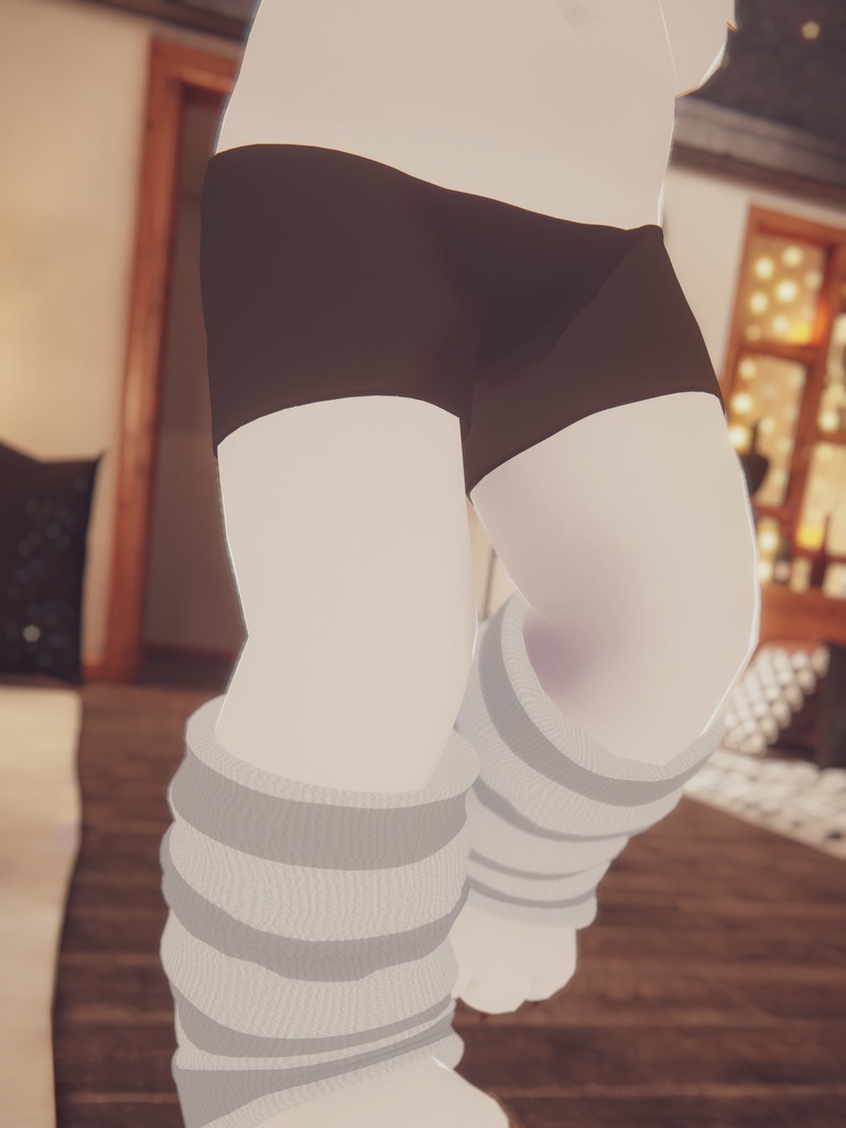 【VRChat想定3Dモデル】アンダーウェアセット