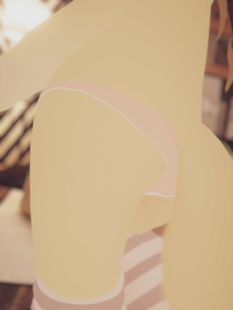 【VRChat想定3Dモデル】アンダーウェアセット