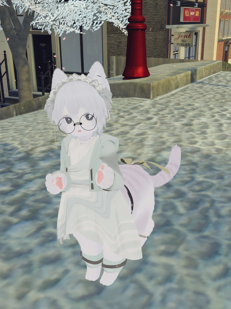 【VRChat想定3Dモデル】ワンピースコーデ「FullBloom」