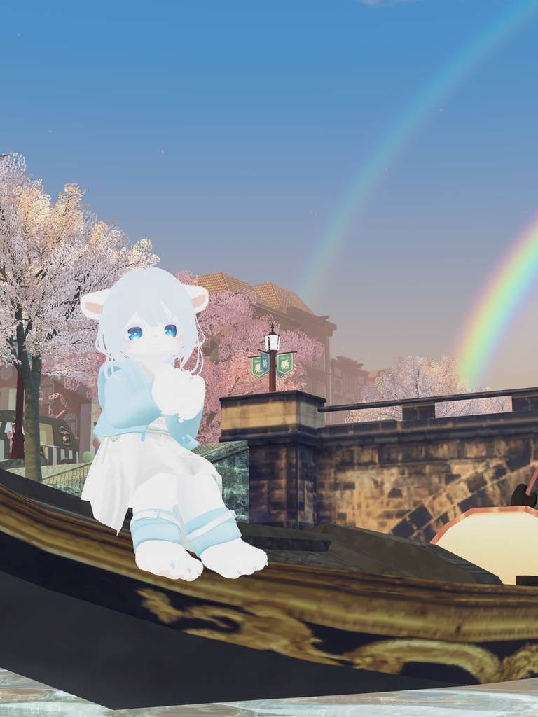【VRChat想定3Dモデル】ワンピースコーデ「FullBloom」