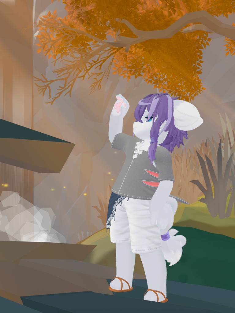 【VRChat想定3Dモデル】サマーコーデ「Pistrix」