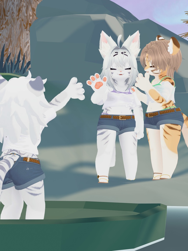 【VRChat想定3Dモデル】サマーコーデ「SunFlower」