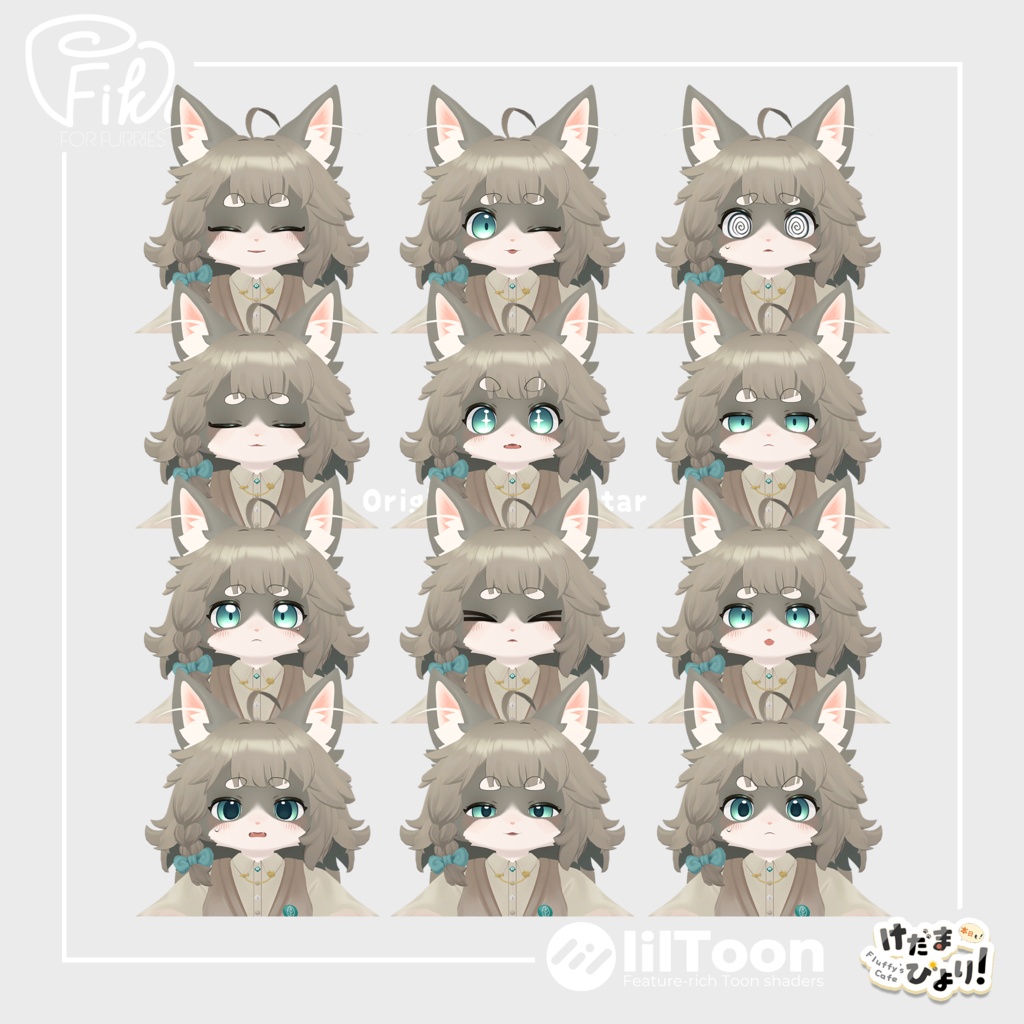 【VRChat想定3Dモデル】リナ-Lina-