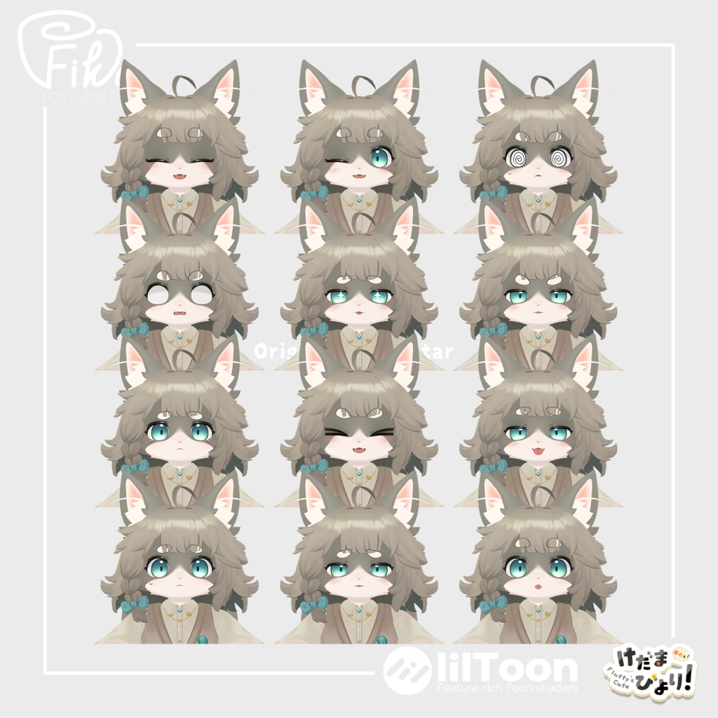 【VRChat想定3Dモデル】リナ-Lina-