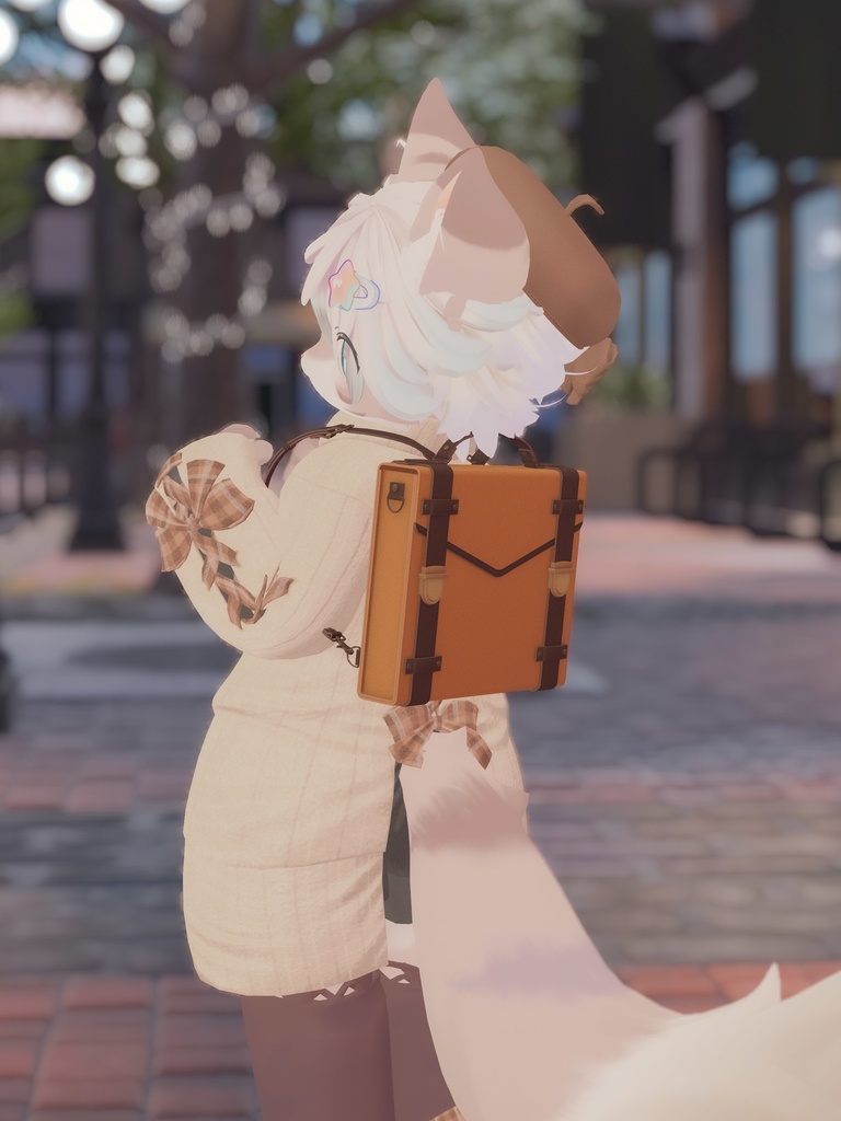 【VRChat想定3Dモデル】リュックサック