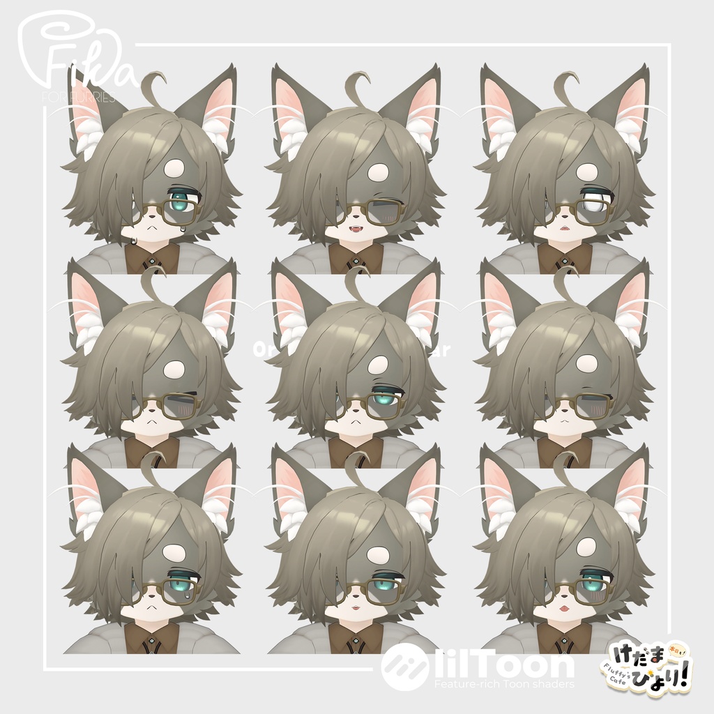 【VRChat想定3Dモデル】リオ-Lio-