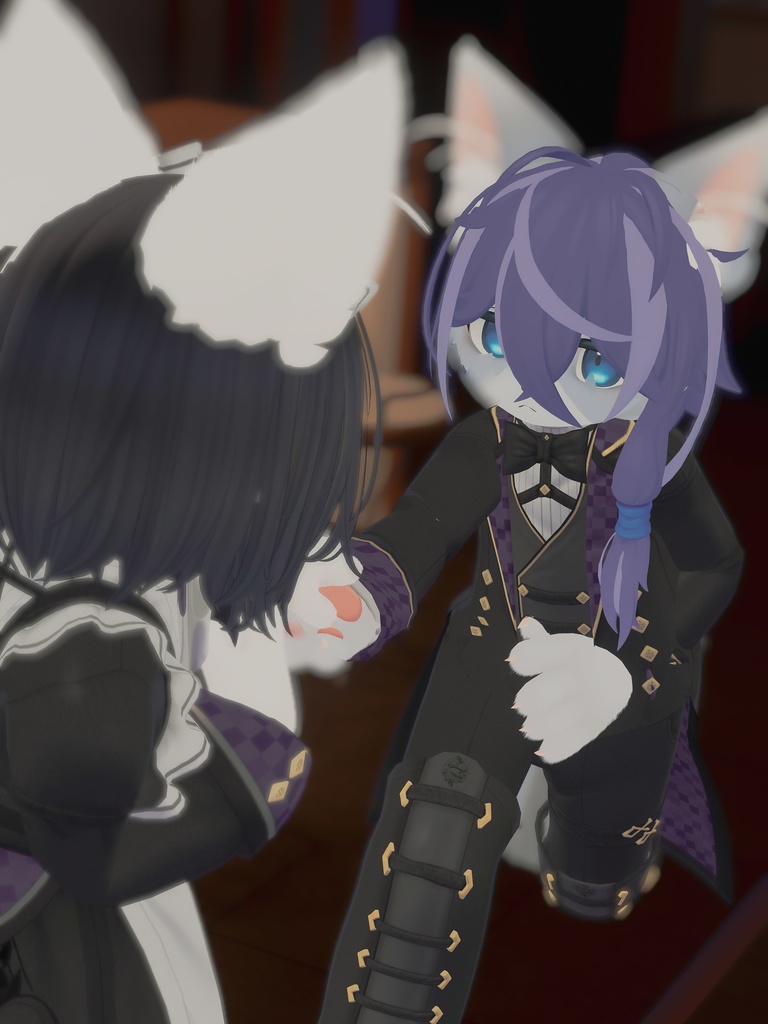 【VRChat想定3Dモデル】リオくん向け執事服「SolisOrtus」