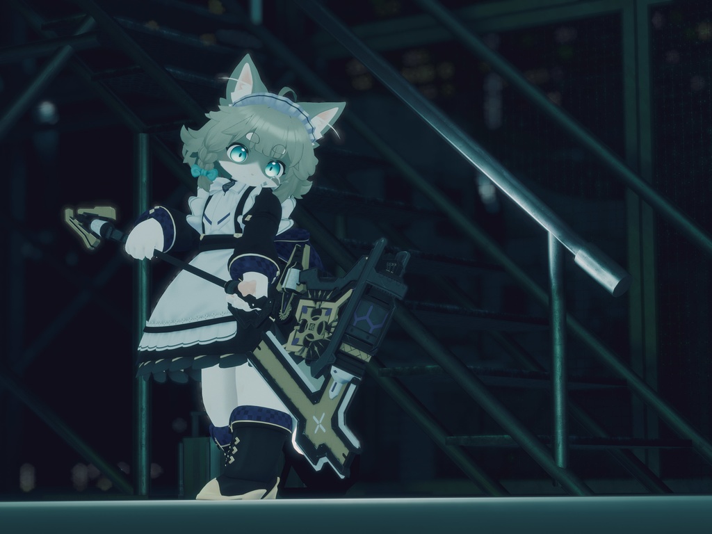 【VRChat想定3Dモデル】ヘヴィアックス「SAIN-T-RIM」