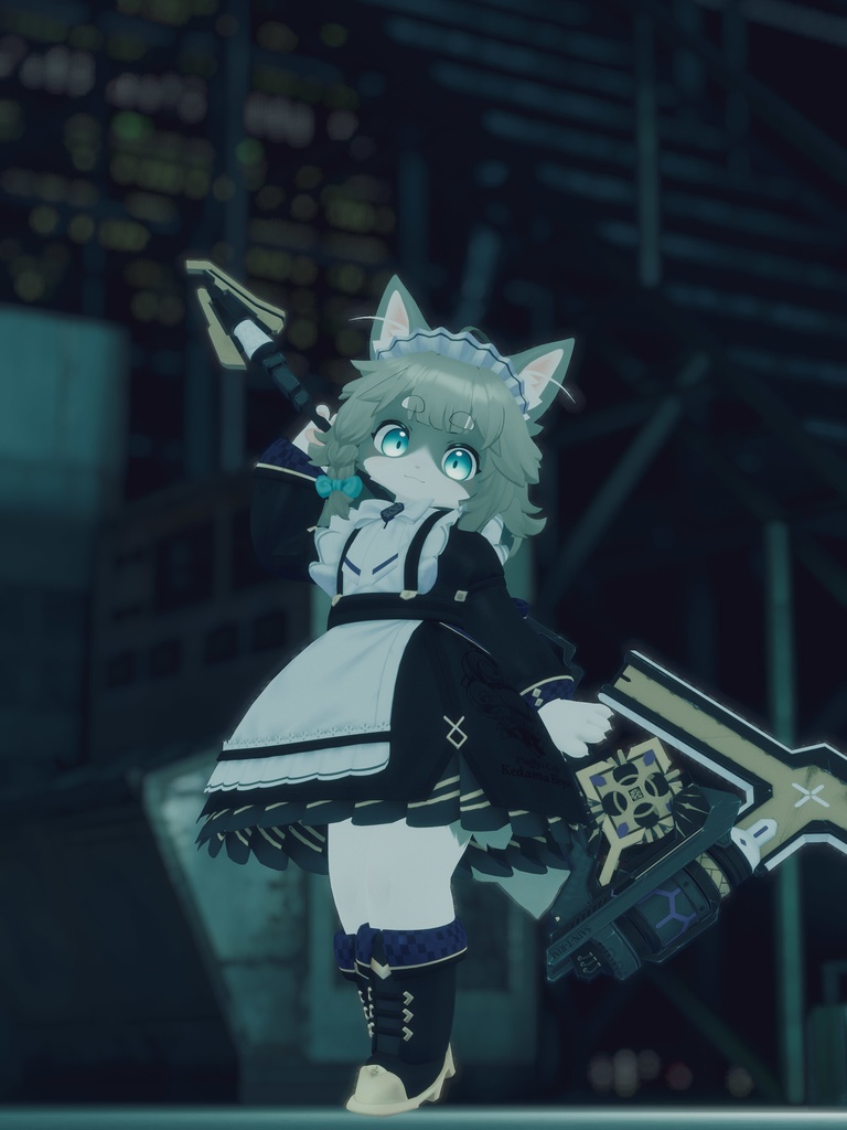 【VRChat想定3Dモデル】ヘヴィアックス「SAIN-T-RIM」