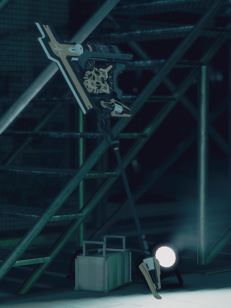 【VRChat想定3Dモデル】ヘヴィアックス「SAIN-T-RIM」