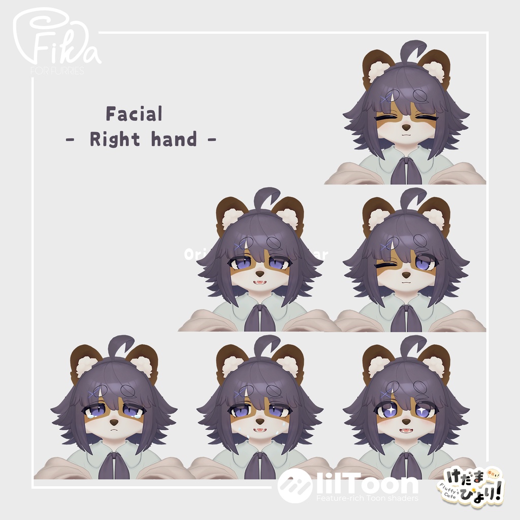 【VRChat想定3Dモデル】ノエル-Noel-