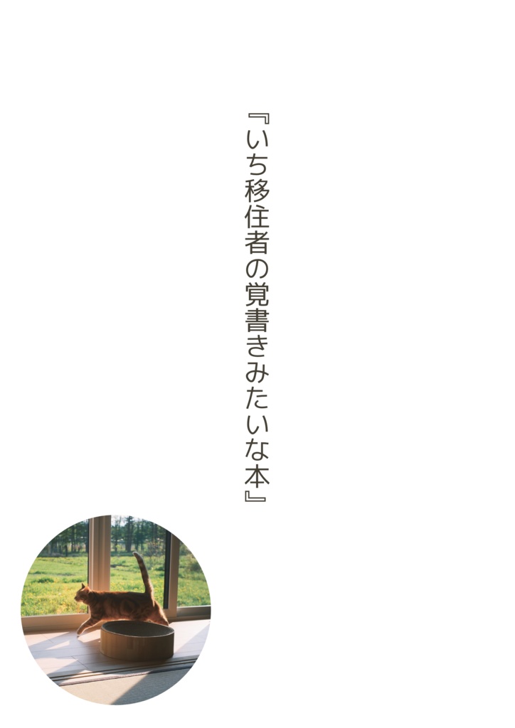 『いち移住者の覚書きみたいな本』