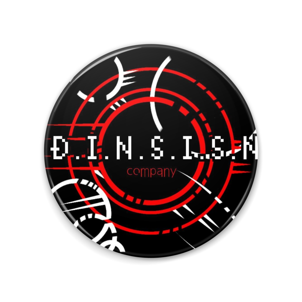 D.I.N.S.I.S.N社ロゴマーク 缶ミラー