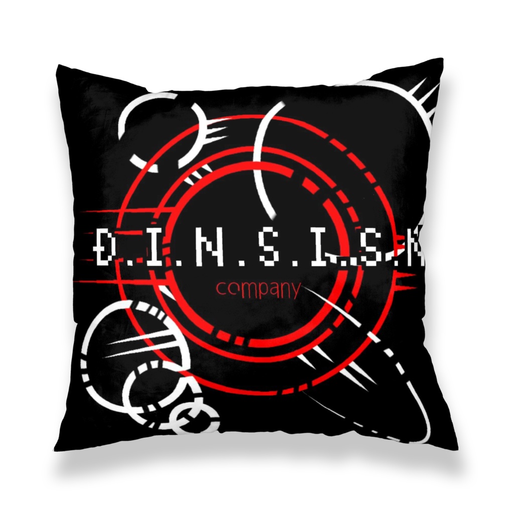 D.I.N.S.I.S.N社ロゴマーク クッションカバー