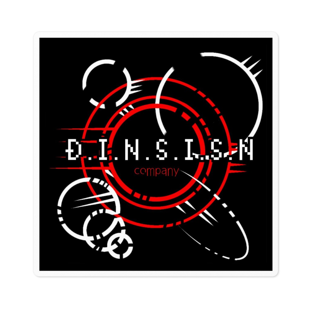 D.I.N.S.I.S.N社ロゴマーク ステッカー