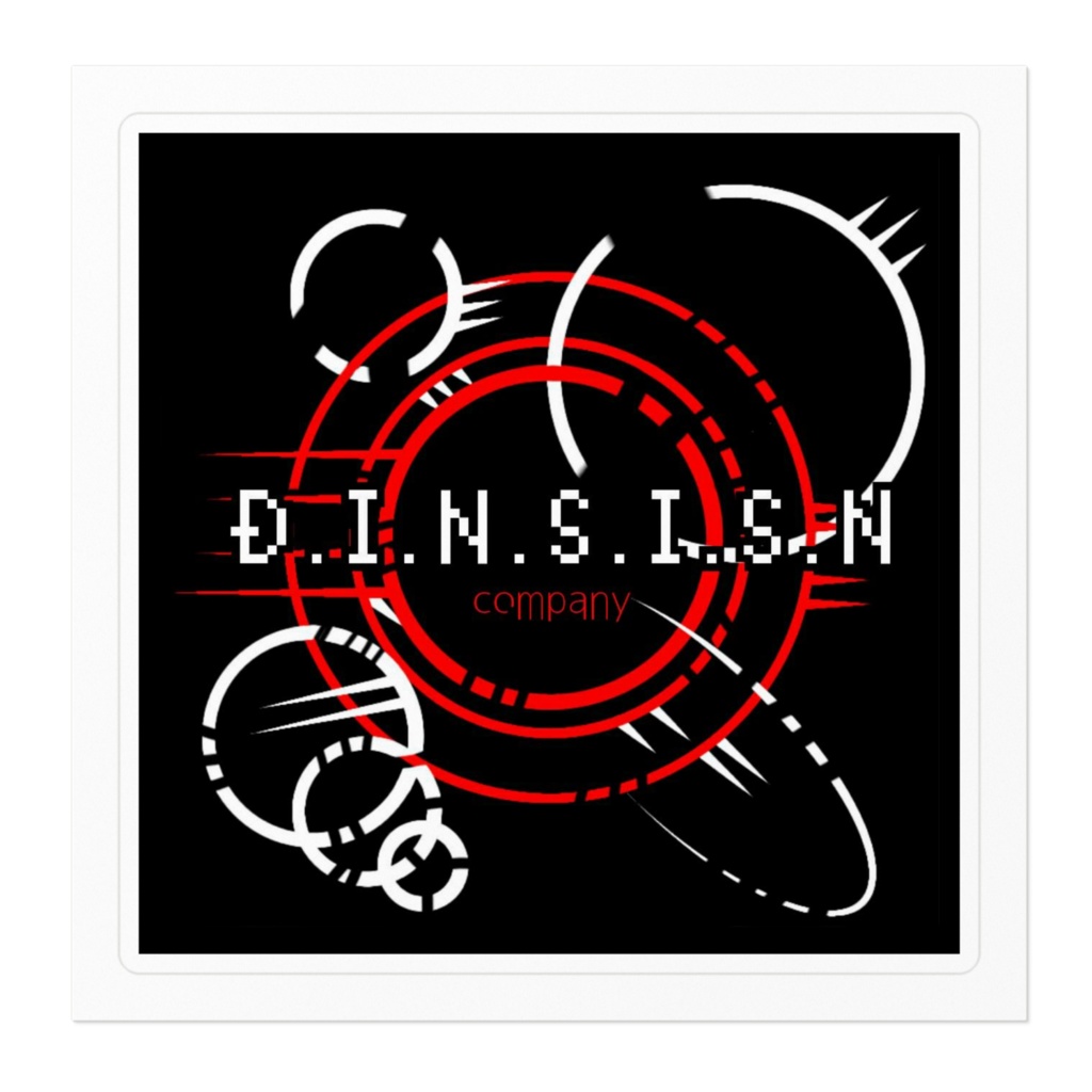 D.I.N.S.I.S.N社ロゴマーク ステッカー
