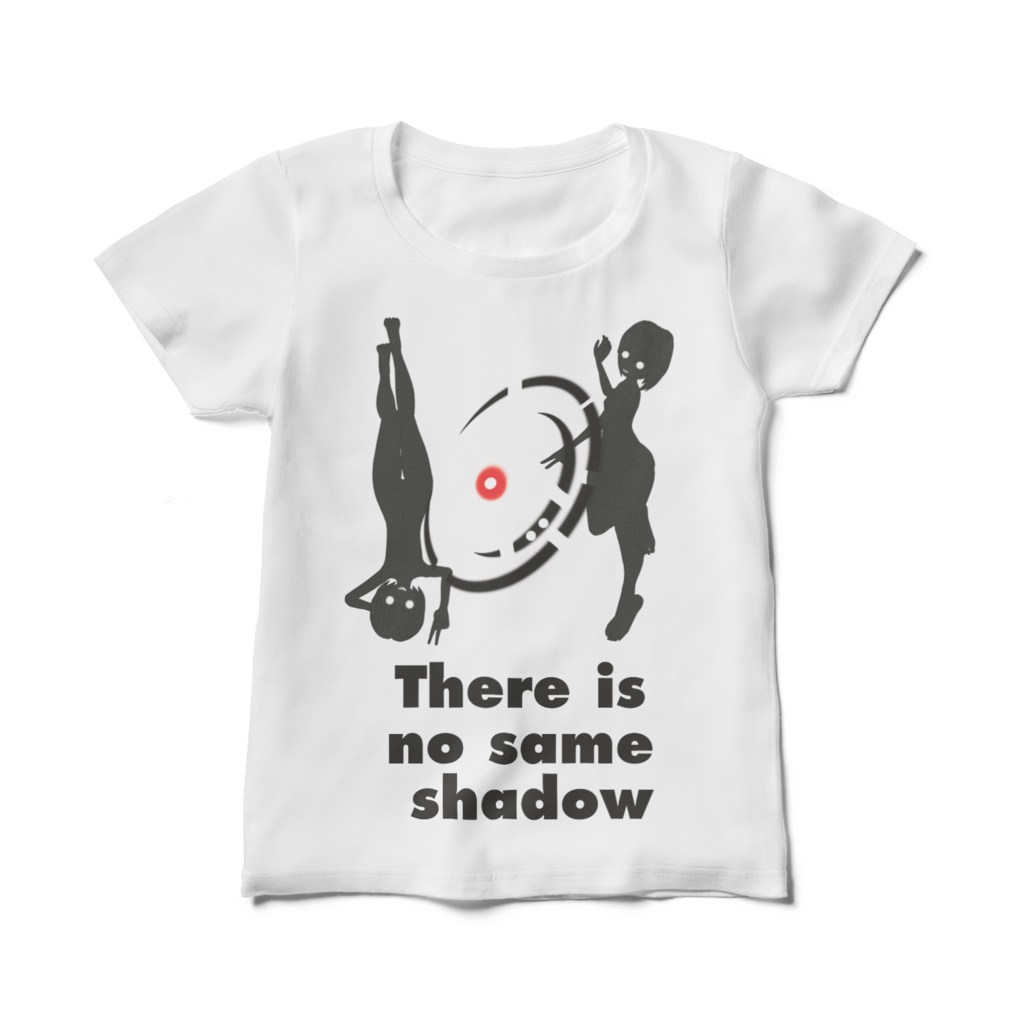 影の魔物_δ(デルタ) 『There is no same shadow』レディースTシャツ