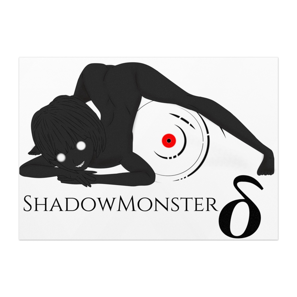 影の魔物_δ(デルタ)さん 『ShadowMonsterδ』デザインポスター