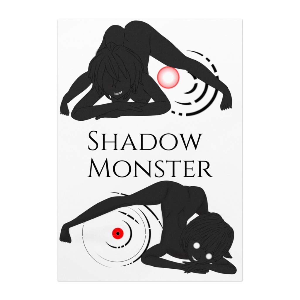 影の魔物_δ&γ(デルタ&ガンマ) 『ShadowMonster』デザインポスター