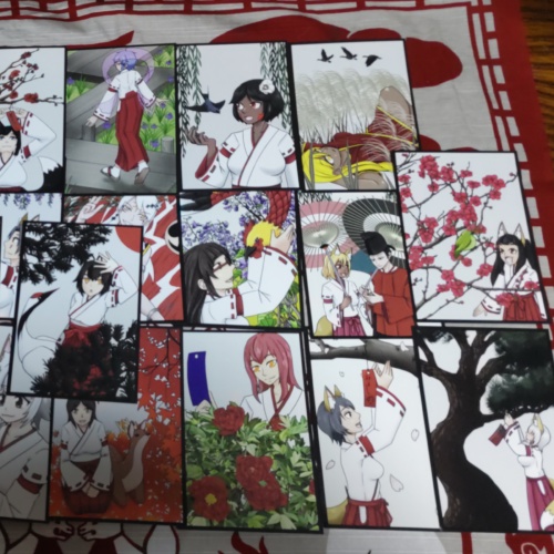 花札狐絵巻 ― 全25種ポストカードコレクション ―