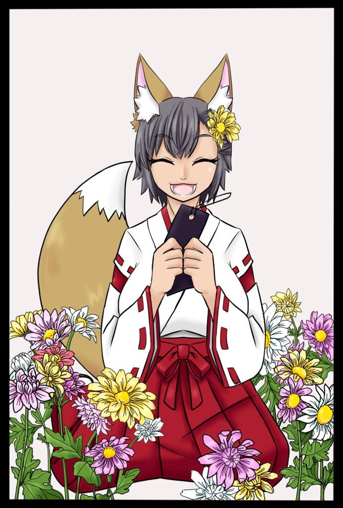花札狐絵巻 ― 全25種ポストカードコレクション ―
