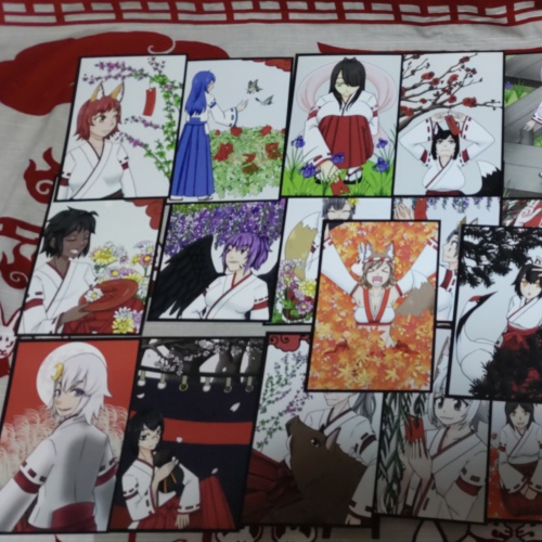 花札狐絵巻 ― 全25種ポストカードコレクション ―