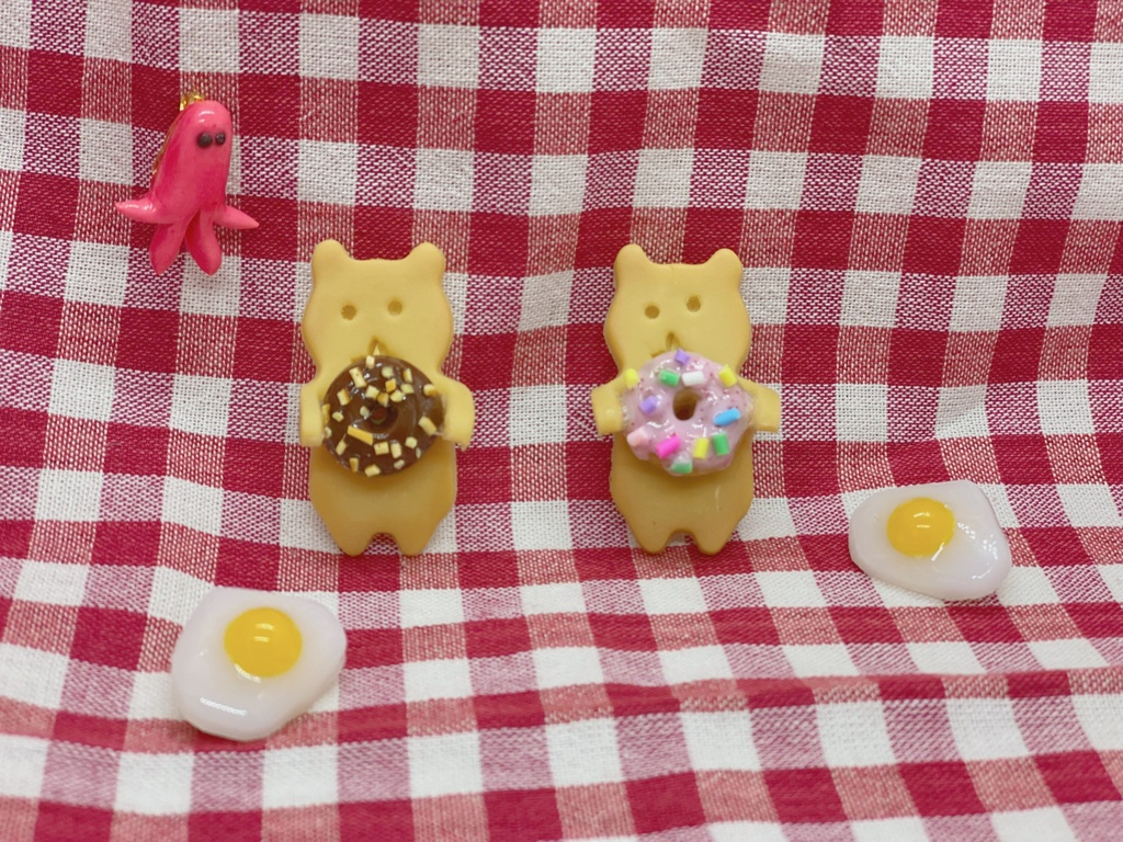 はらぺこブローチ（ドーナツ）