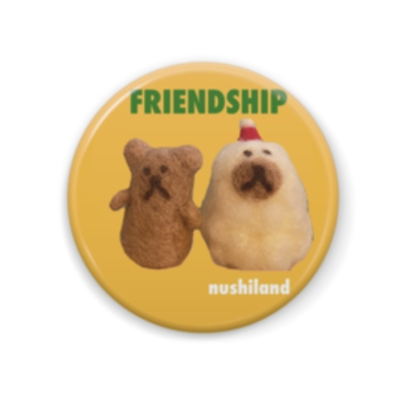 FRIENDSHIP缶バッジ