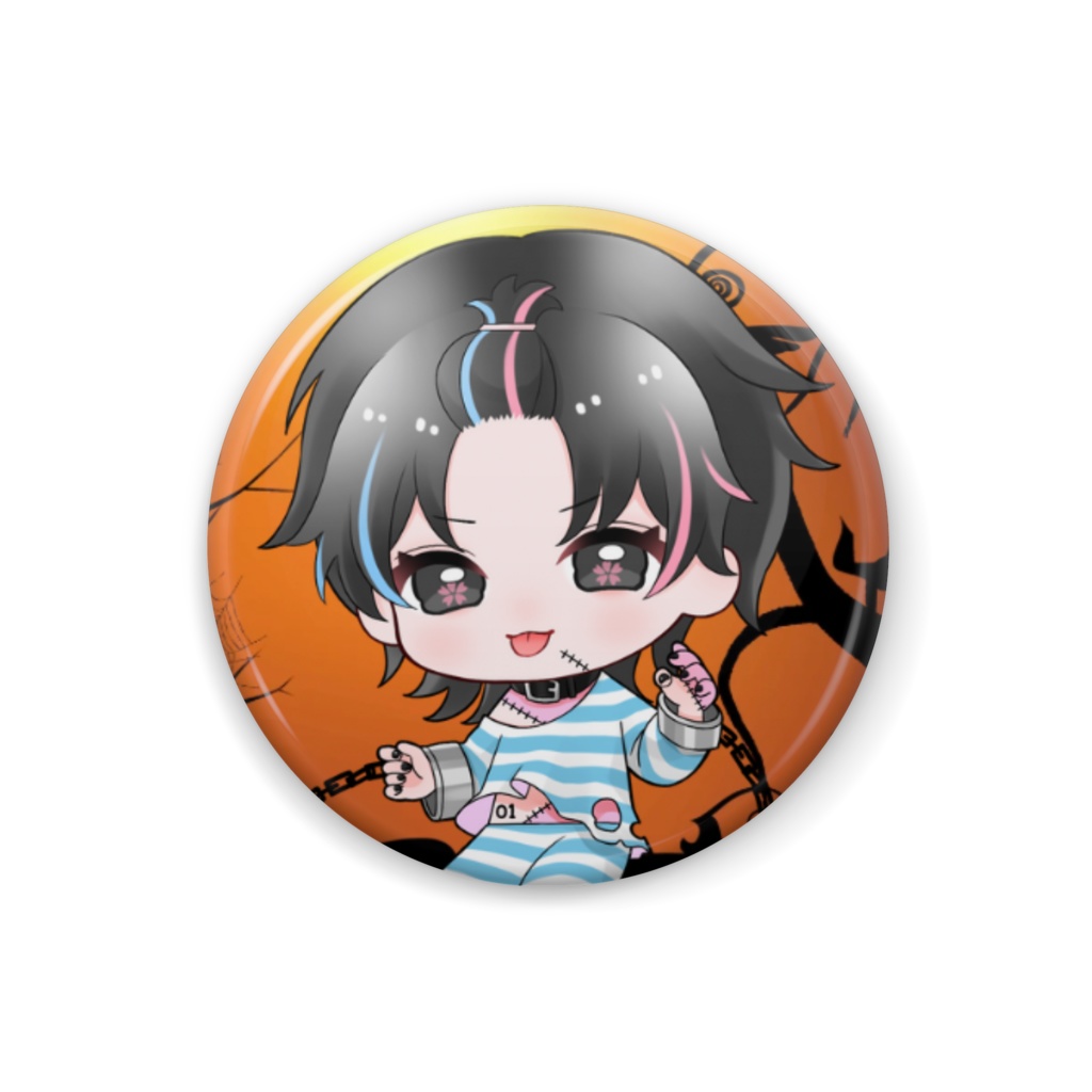 缶バッチハロウィン_SD囚人