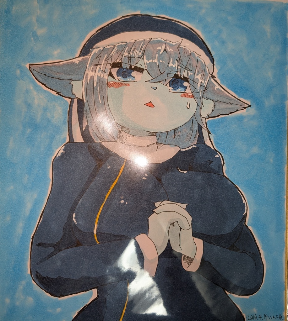 うちのこ色紙【関西けもケット11#1】