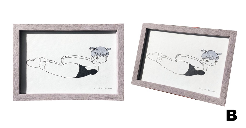 ドローイング原画/はがきサイズ