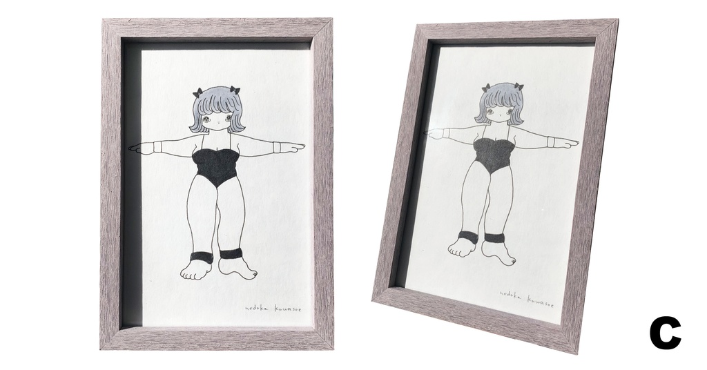 ドローイング原画/はがきサイズ