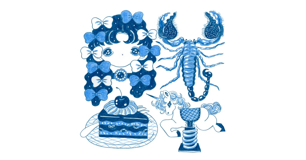 Blue melt 原画／A4サイズ