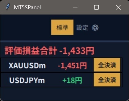 MT5Spanel デモ版あり