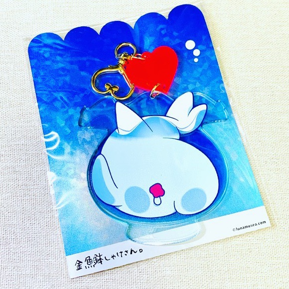 金魚鉢しゃけさん アクリルキーホルダー 海の家 Booth