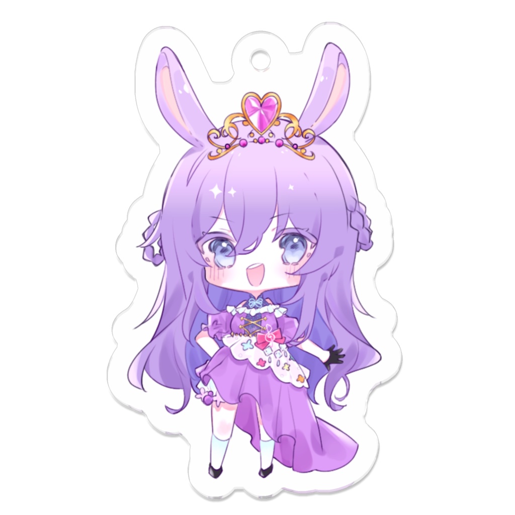 楽野原ラノン アクリルキーホルダー プリンセスドレスver.