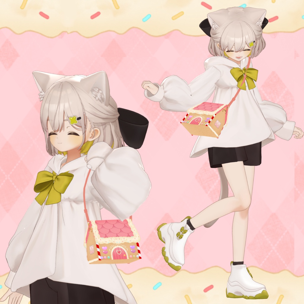 【無料】Candy House Bag【VRC用アイテム】