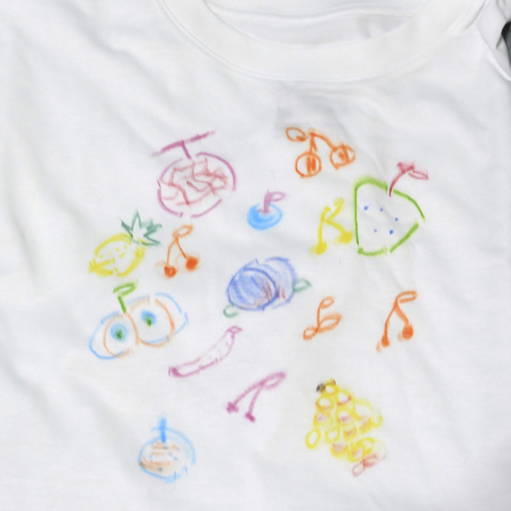 くだものTシャツ いっぱいホワイト