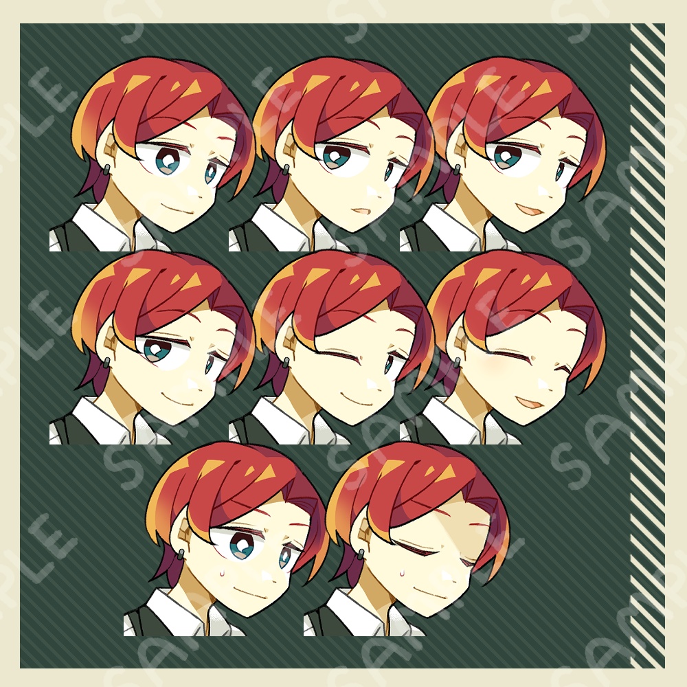 バリスタ風お姉さん立ち絵