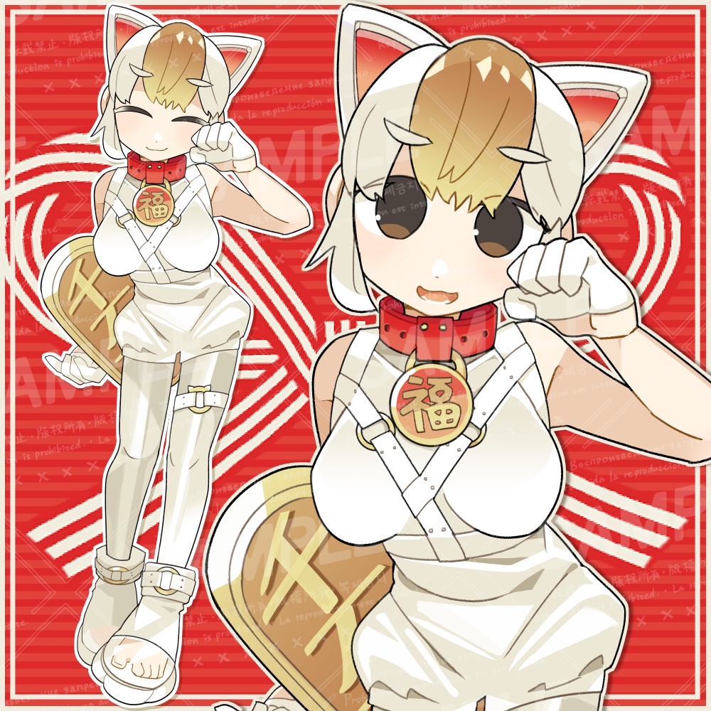 招き猫さん立ち絵