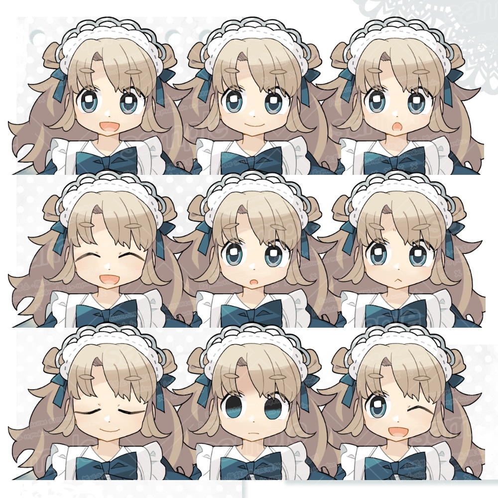 ロボアーム装備メイドさん立ち絵