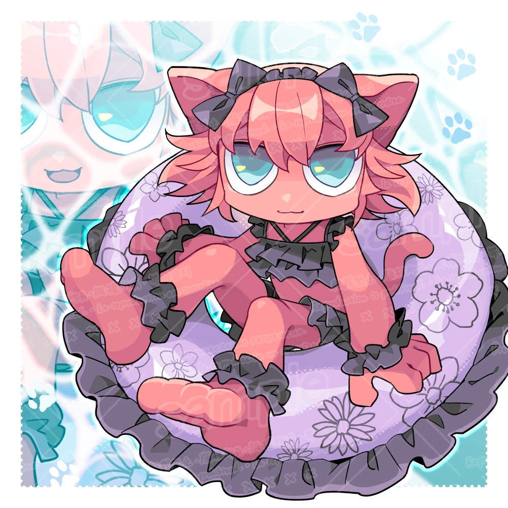 リゾートネコ娘立ち絵