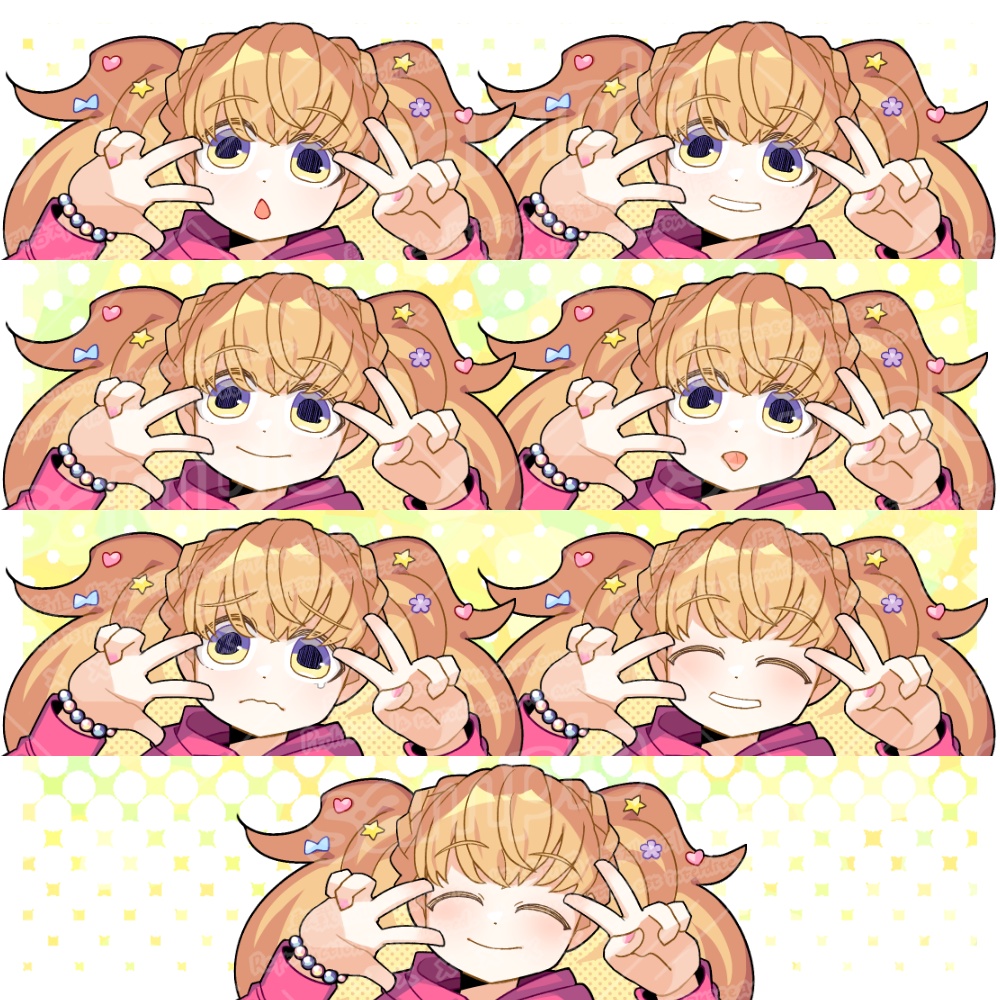 女児風ファッションガール立ち絵