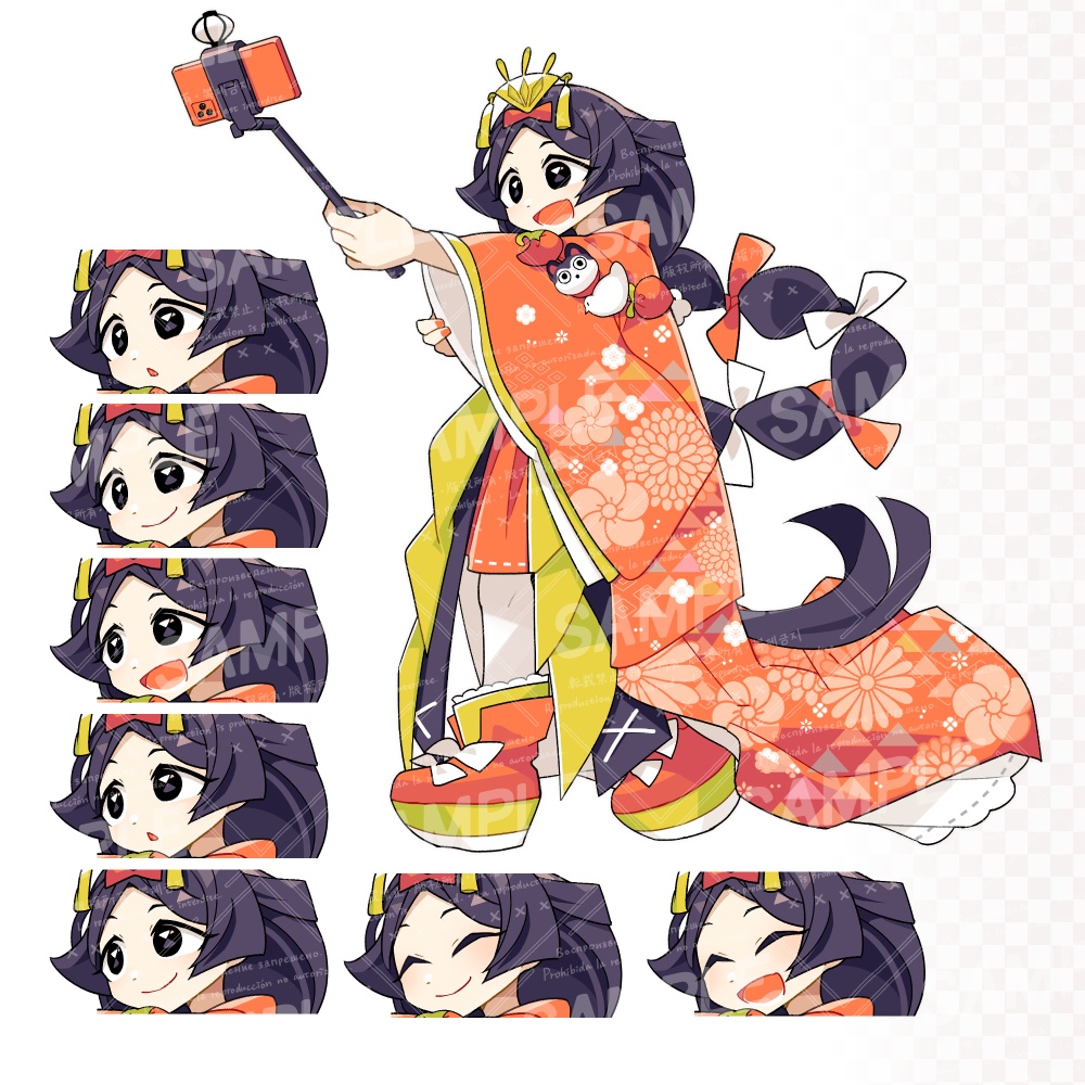 お雛様カップル立ち絵セット