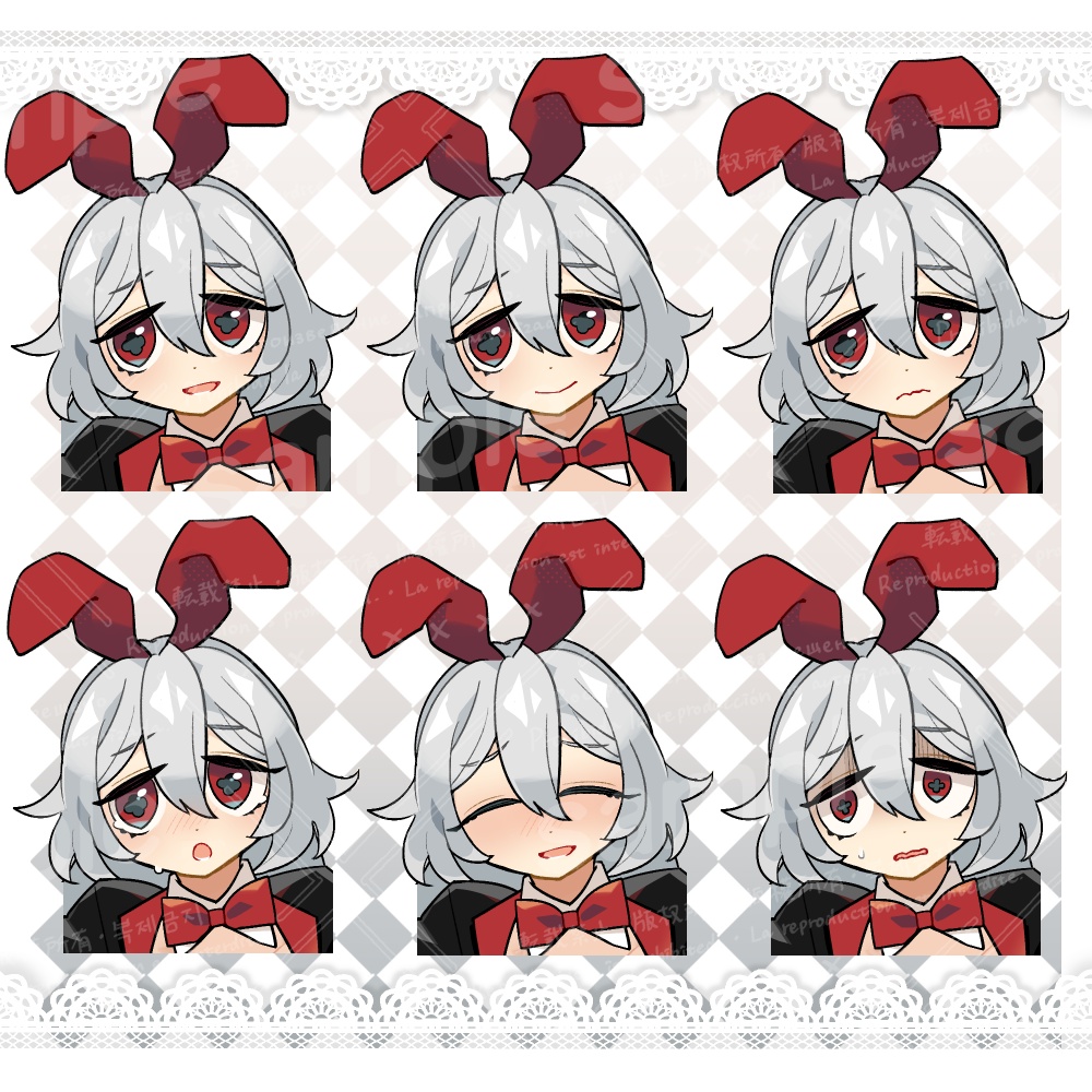 赤バニーさん立ち絵